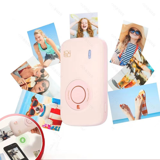 Impresora Fotográfica Portátil HPRT a Color 2×3” – Mini Impresora HD con Bluetooth para iOS y Android