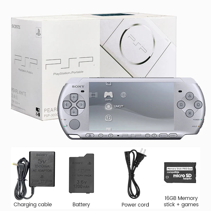 Sony PSP 3000 Original (PSP-3006) – Consola Portátil PlayStation con Juegos Incluidos