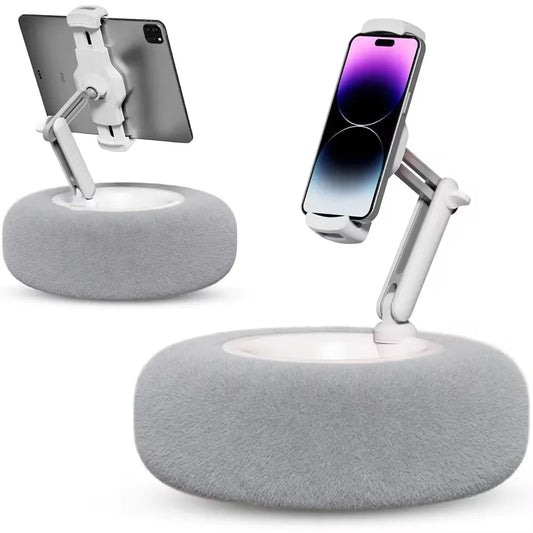 Soporte Multifuncional con Almohada Ajustable para Móvil y Tablet – Cómodo, Resistente y Portátil
