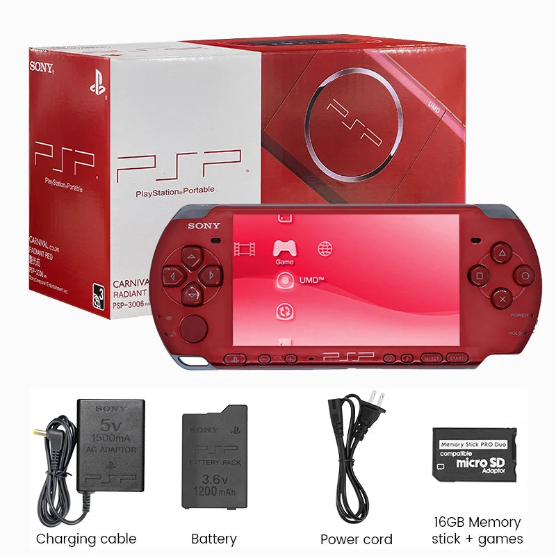 Sony PSP 3000 Original (PSP-3006) – Consola Portátil PlayStation con Juegos Incluidos