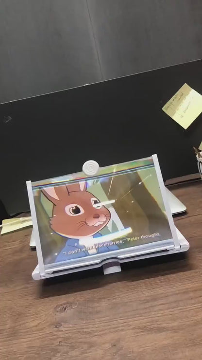 Amplificador de Pantalla HD 12"/10" para Móvil | Protección Anti-Luz Azul